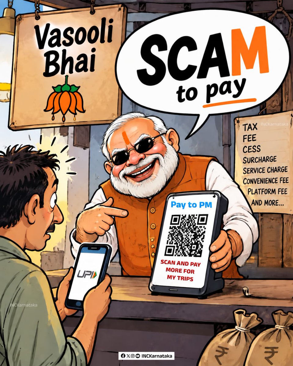 INCKarnataka's tweet photo. From your pocket to their passport. Every surcharge has a story. https://t.co/mbYldaeT0S