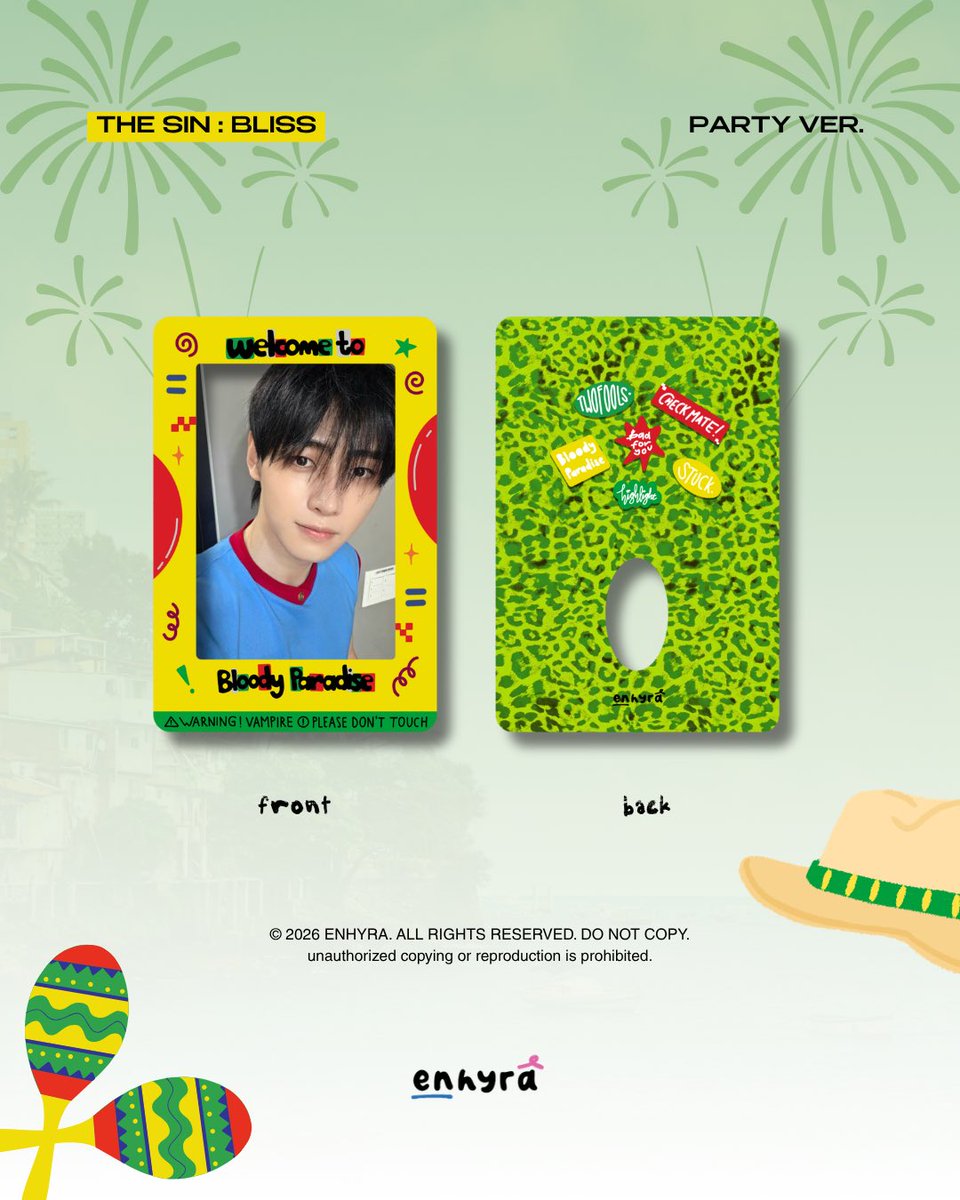 enhyra_id's tweet photo. OPEN PRE ORDER  “THE SIN : BLISS” photocard holder by enhyra ✨

pre order by gform : 
https://t.co/QSuu6hZene

close po : 25 september 2026

for ww shipping / hosting, please dm to order ♥︎ https://t.co/BnjCuqnVjG