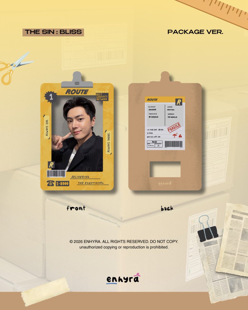 enhyra_id's tweet photo. OPEN PRE ORDER  “THE SIN : BLISS” photocard holder by enhyra ✨

pre order by gform : 
https://t.co/QSuu6hZene

close po : 25 september 2026

for ww shipping / hosting, please dm to order ♥︎ https://t.co/BnjCuqnVjG