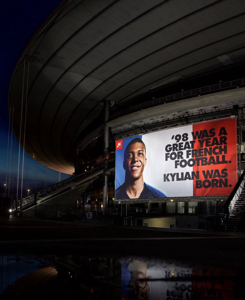 Kylian's tweet photo. One of Nike’s coldest ads ever. 🥶 https://t.co/7biuXCFcWs
