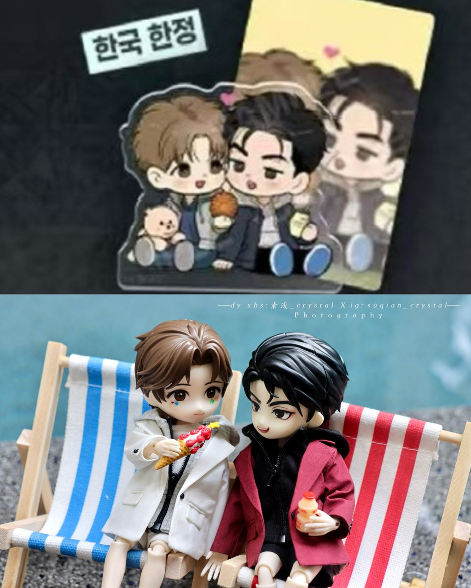 suqian_crystal's tweet photo. 嘿嘿以前拍过一张类似的🥰
#Jinx #Jinxmanhwa #징크스
#Jaekyung #KimDan
#nendoroid #bjd https://t.co/iY7xyD4RzF