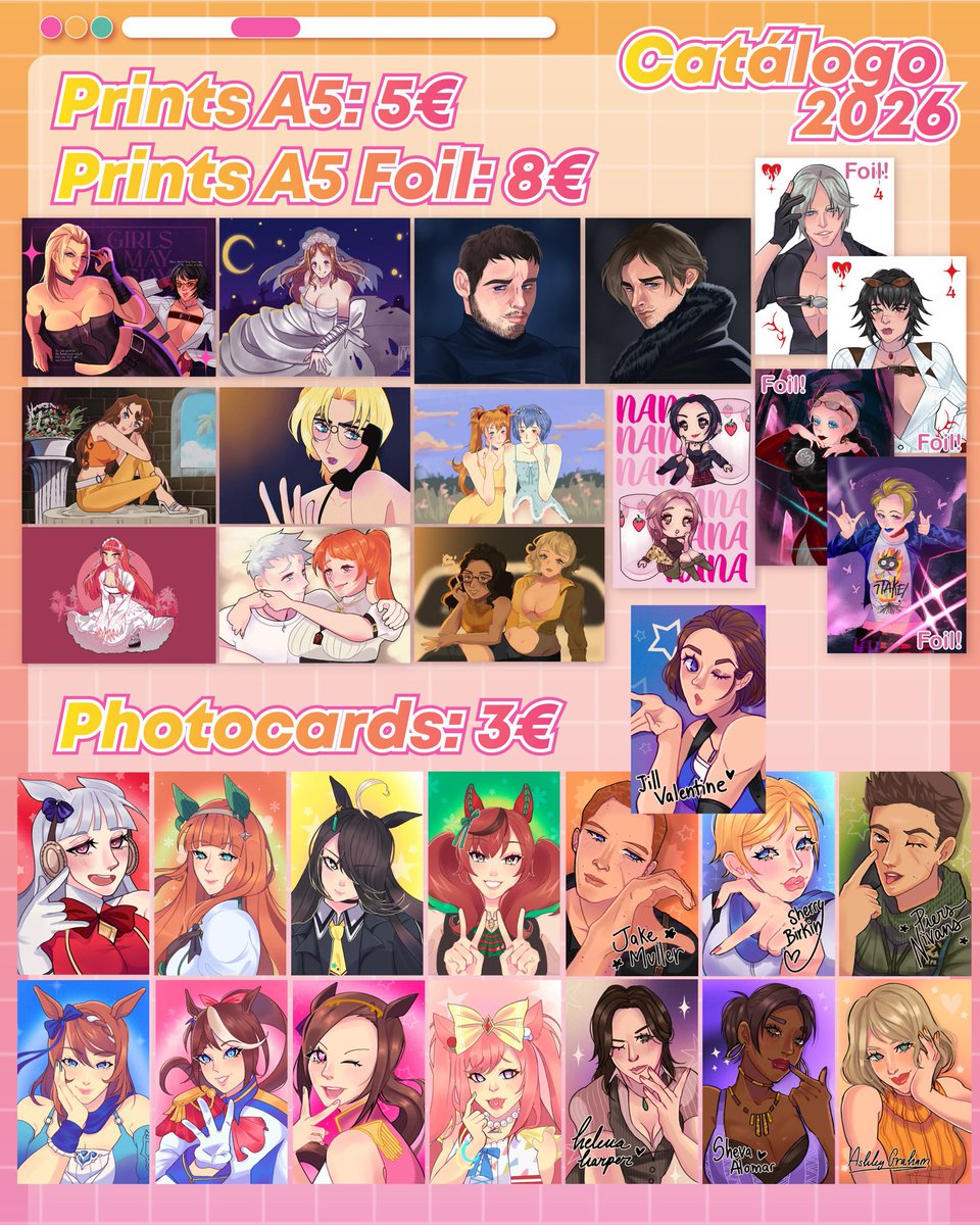 meerarts's tweet photo. 🩷Meerarts Catálogo🩷

(1/2) A falta de la ubicación aquí tenéis mi catálogo para la Japan Weekend de Madrid! 

Si queréis reservar algo mediante comentarios o mensajes directos!!!

#jwarte #japanweekend https://t.co/yRt4yZJjEl