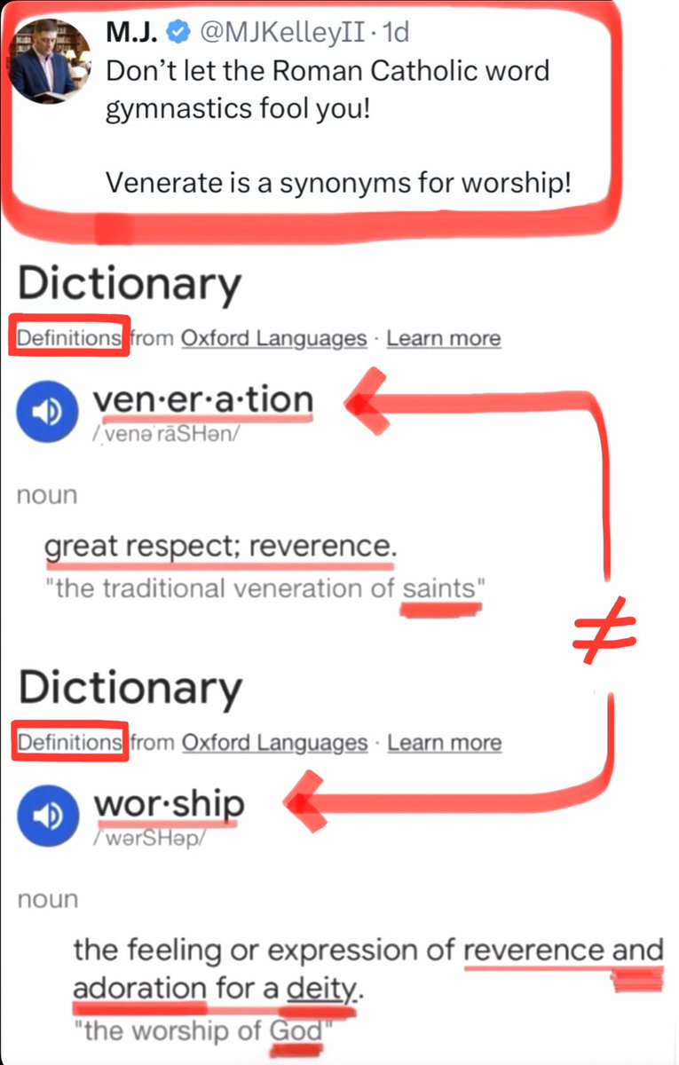 MrCasey62's tweet photo. Don’t fall for this. Dishonest Evangelicals will always try to pass off SYNONYMS (broad and overlapping) as a substitute for actual DEFINITIONS (specific)—hoping you won’t notice. 🤣 🧵 https://t.co/XpLiVynawf