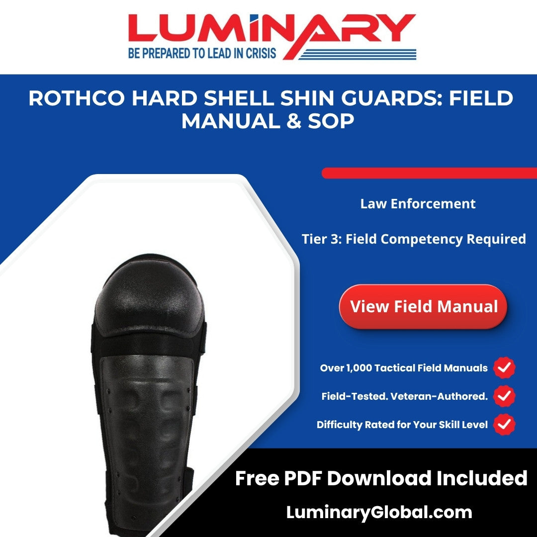 _LuminaryGlobal's tweet photo. You are 30 seconds into a crowd control deployment and the surge hits your line. Does your unit have an SOP for securing hard shell shin guards before it happens?
https://t.co/97Zz5k8JsI #MissionReadyCheck #EmergencyPreparedness #VeteranOwned https://t.co/4lILOZAFIw