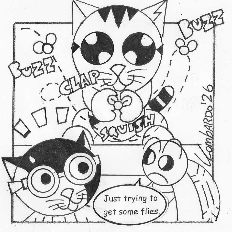 slap_comics's tweet photo. Fly Trap
If you enjoy what I do, please support me on Ko-fi!
https://t.co/Y5tFtOxy1e
Also visit my Cafe Press store, click on the Link Tree on my profile
https://t.co/OSBK4dDiBH
#catcartoons #catcomicstrip #comicstrips #comicstyle #cartooning #artistic #jokes #comicstrip https://t.co/EljffswXo1