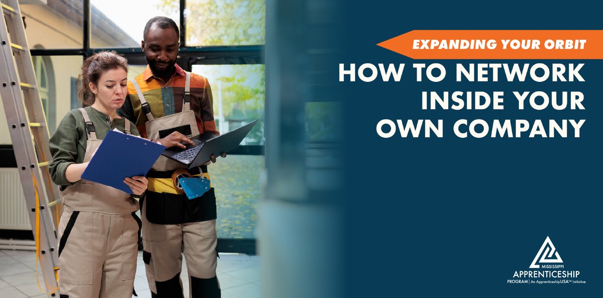 ApprenticeMS's tweet photo. Mastering technical skills is just the beginning. Discover the importance of internal networking during your apprenticeship and how it can accelerate your professional growth. Learn more: https://t.co/a7xAFKD0fA
#MSApprenticeship #WorkforceDevelopment https://t.co/XaSUFnxmcz