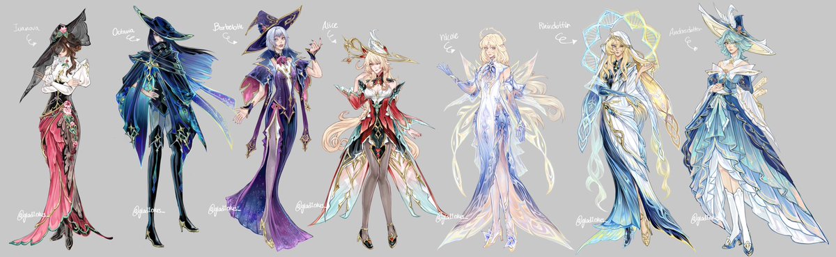 Glad1olus215898's tweet photo. Full hexenzirkel redesigns!!🪄

HOYOVERSE if you can hear me rn please make barbeloth playable HOYOVERSE if you can hear me

#genshinimpact #art https://t.co/3WDF0gRf9S