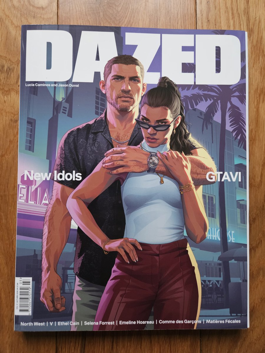 tisasillyplace_'s tweet photo. Feels a bit mad to finally have this in my hands. It's been nearly a month! #GTAVI #Dazed https://t.co/vR2jPKF3Fo
