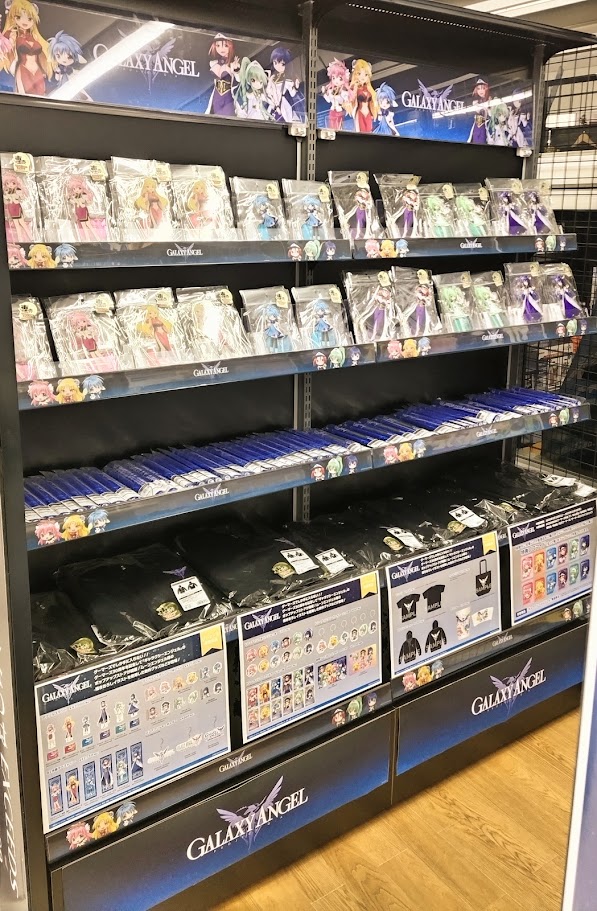 tokyo_gema's tweet photo. 【🪐グッズ/フェア🪐】

◤「ギャラクシーエンジェル」
　　　ポップアップストア ◢

売り場準備完了です💪
明日≪9/19(土)≫より開催です🎉

描き下ろしイラストを使用した
新作グッズなどが登場です✨

詳細⏬
https://t.co/6t1boeTHoY https://t.co/utnxPOaflP