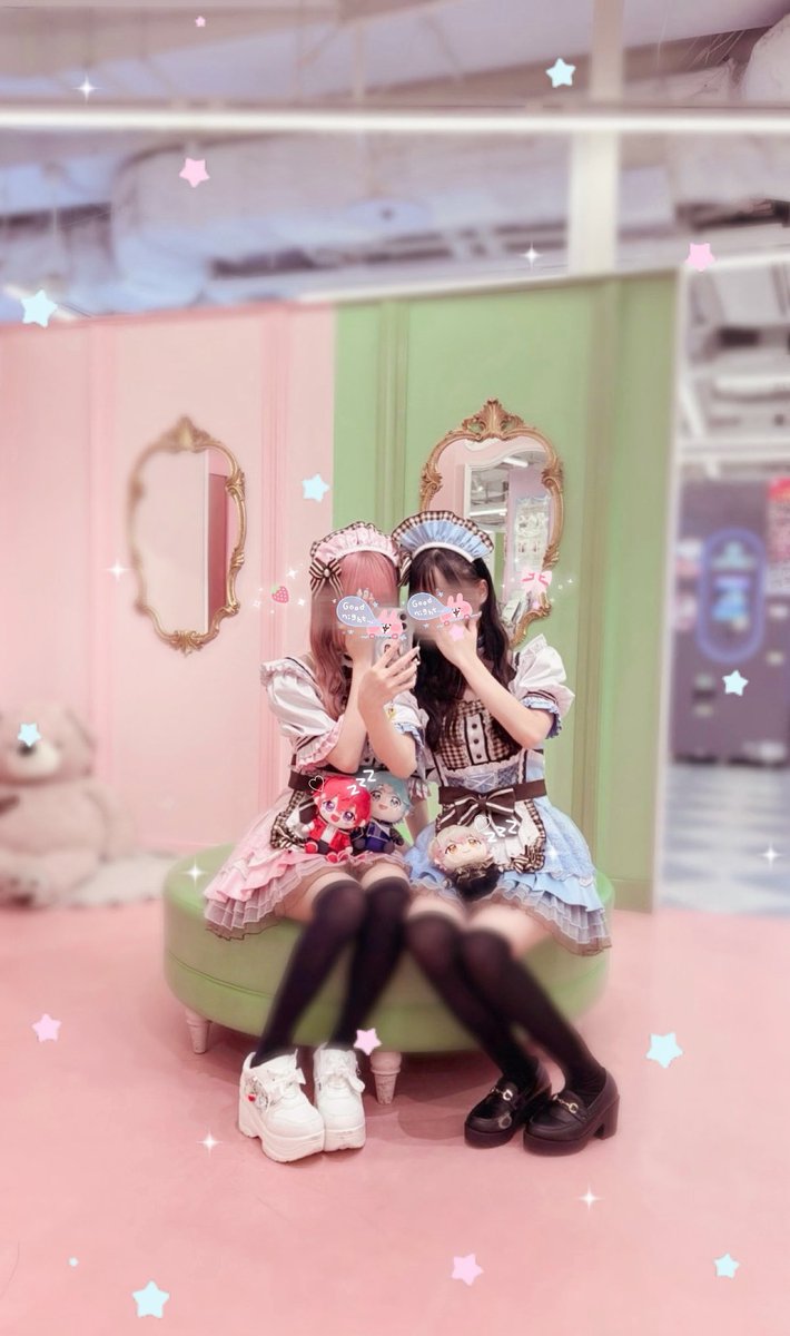 imuchim____'s tweet photo. ろんちゃと2年ぶりにコスプレしたよメイドさん> ·̫ ｑ♡ ずっとやりたかったからまた一緒にできてうれしいし誕プレもくれてほんとにだいすき🫂💘✩.* https://t.co/pO77gI63il