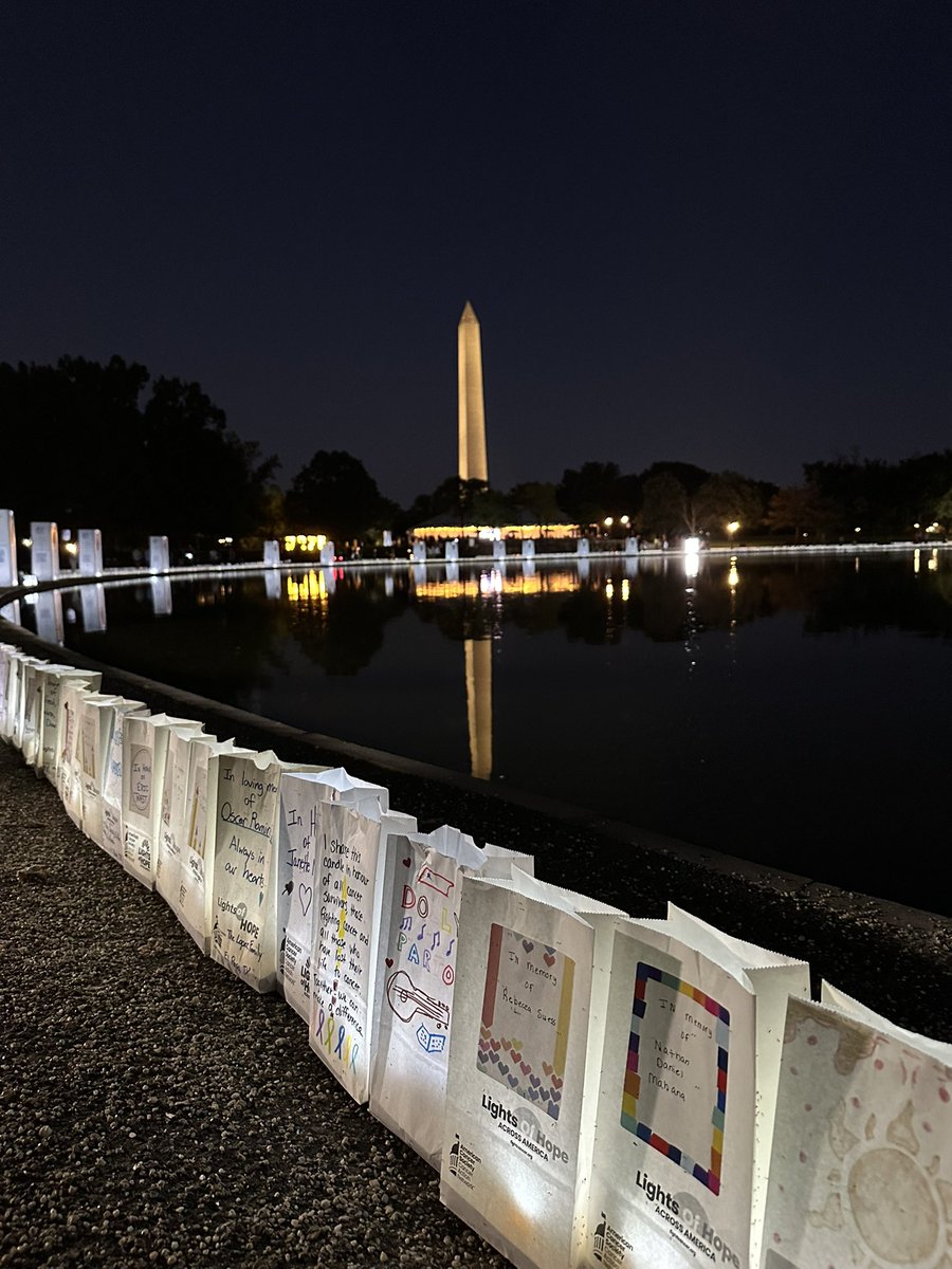 aperl15's tweet photo. The week ended with a moving Lights of Hope display—honoring survivors, remembering loved ones, and recommitting to the fight to end cancer as we know it. Thank you to everyone who supported my fundraising to support @acscan lifesaving cancer advocacy work💙✨ #LightsOfHope https://t.co/9VeWP2pgow