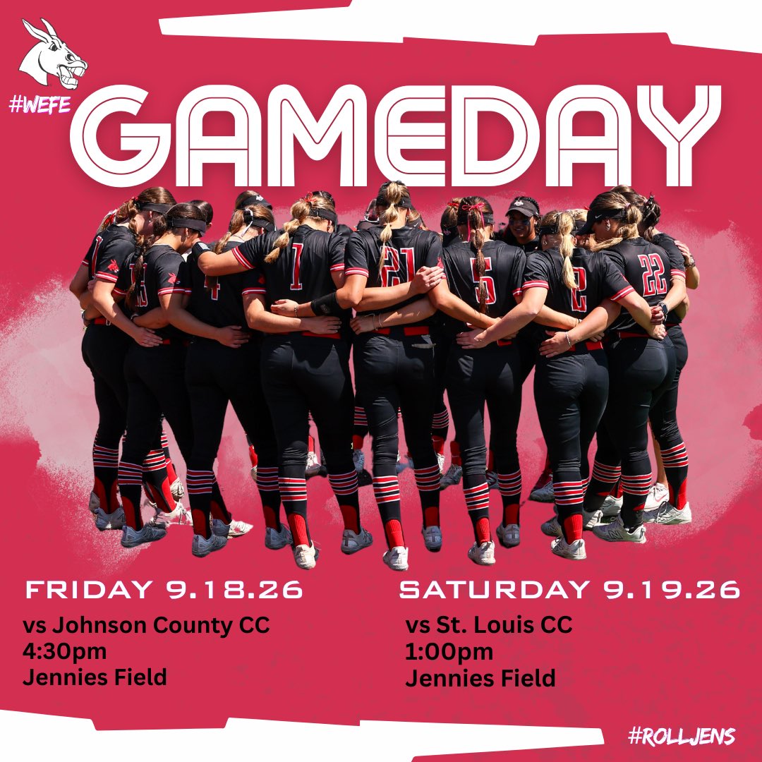 UCMJensSoftball's tweet photo. Come catch the Jens in action at the South Rec Complex today (Fri 9/18) at 4:30pm and tomorrow (Sat 9/19) at 1:00pm!!
#WEFE π€πΌ #RollJens https://t.co/LT4a1x2hzo