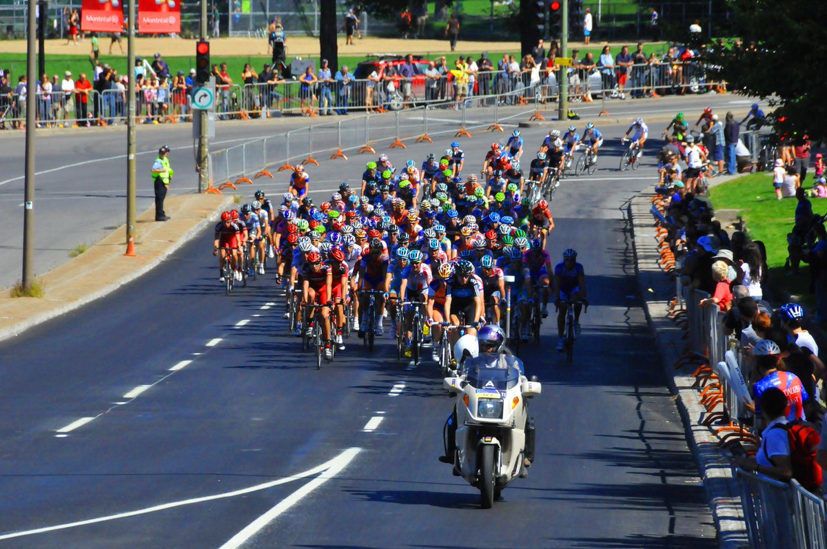 Canada's tweet photo. The biggest sporting event since the 1976 Olympics is coming to #Montreal from Sept 20-27! The 2026 UCI Road World Championships brings together 1,000+ of the fastest cyclists, 200+ million TV viewers, and huge crowds of roaring fans! Who are you cheering for?๐ด https://t.co/o4mXZQB5VE
