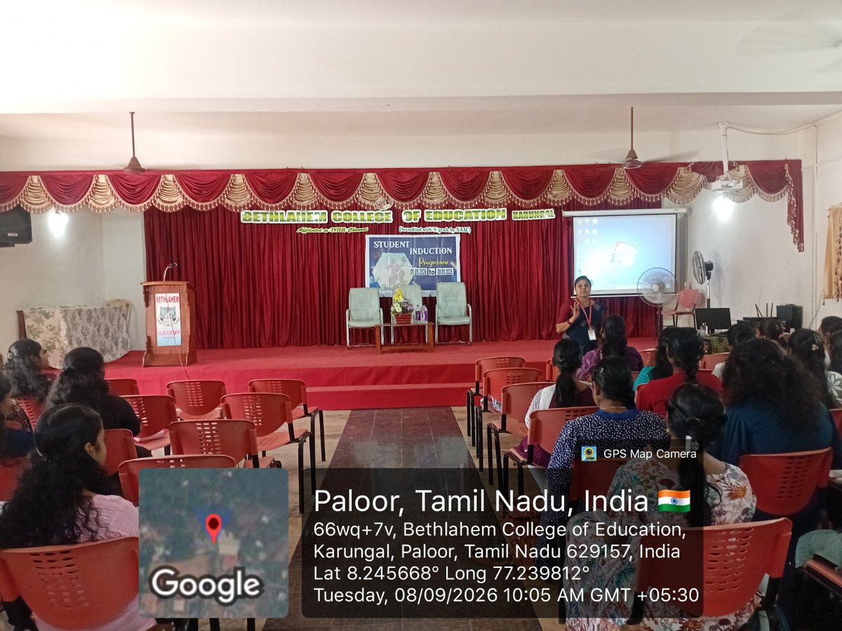 BethlahemB's tweet photo. Bethlahem College of Education organized a Student Induction Programme (SIP) from 1st to 9th September 2026 to orient the newly admitted student teachers to the college community. The programme aimed to familiarize student teachers with the college environment. https://t.co/Lf6PW5S2xH