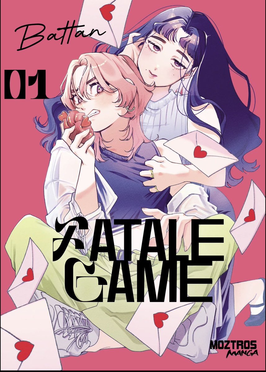 ZonaYuriSpain's tweet photo. 🌷Portada del primer tomo del manga #yuri "Fatale Game", de @battan8 y editado por @EsMoztros🌷 https://t.co/qRoHzvSs6H