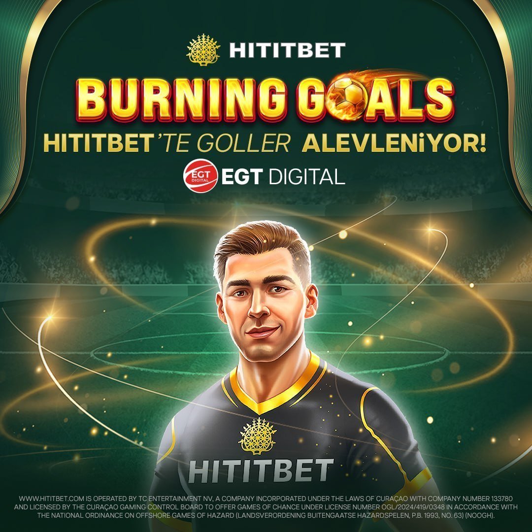 hititbetsocialx's tweet photo. 💸🔥🚀 ⚽️Burning Goals: Hititbet Özel

Hititbet teması ile tasarlanan EGT - Burning Goals slot oyunu, sizlere gerçek bir gol festivali sunuyor. 

Burning Goals: Hititbet Özel ile futbol sevginizi ve slot oyunlarındaki becerinizi birleştirin, kazanın!  
https://t.co/BrerahoW26 https://t.co/cnvjUNKWUk