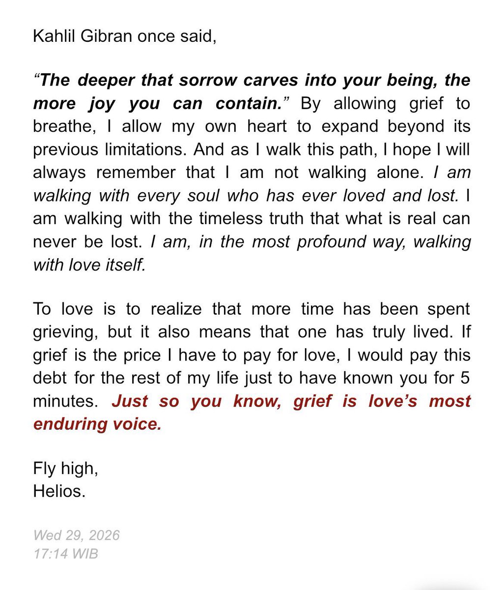 Liibreria's tweet photo. You are, in the most profound way, walking with the love itself. That’s why your heart aches sorely. Wrote this months ago, so let’s have a read. Hope it eases your pain a bit :) https://t.co/hZKwlkzCEb