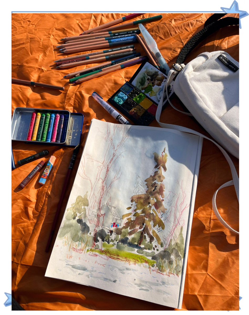 hogap966777's tweet photo. [Tired of scrolling aimlessly Try 10 mins of watercolor doodling today! No experience needed, just enjoy mixing colors. ]， https://t.co/qGJCWHHnrc