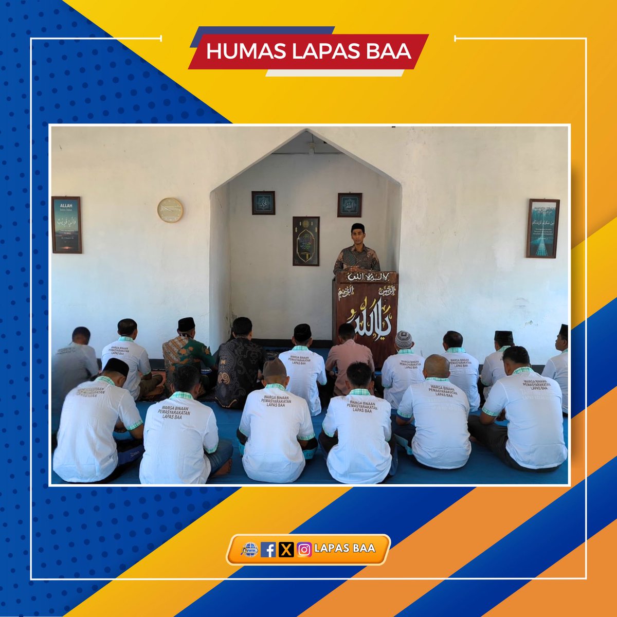 lapasbaa's tweet photo. Lapas Baa Gelar Shalat Istisqa dan Doa Bersama, Memohon Rahmat Hujan di Tengah Musim Kemarau

Selengkapnya :
https://t.co/nWZB5RTLA6 https://t.co/yAN3COjHe4