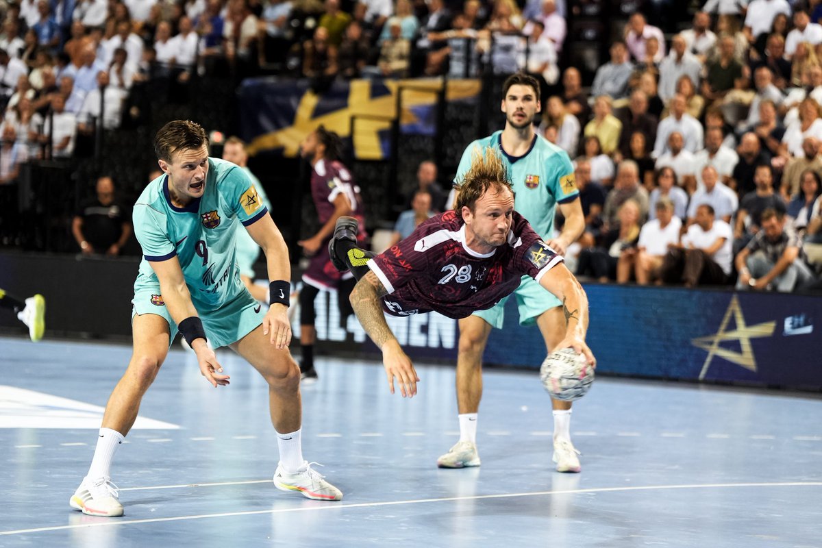 ValHand28's tweet photo. MHB 27-28 Barcelone 
Malgré un match valeureux, nous nous inclinons sur la plus petite des marges. https://t.co/QkIHTdaU1F