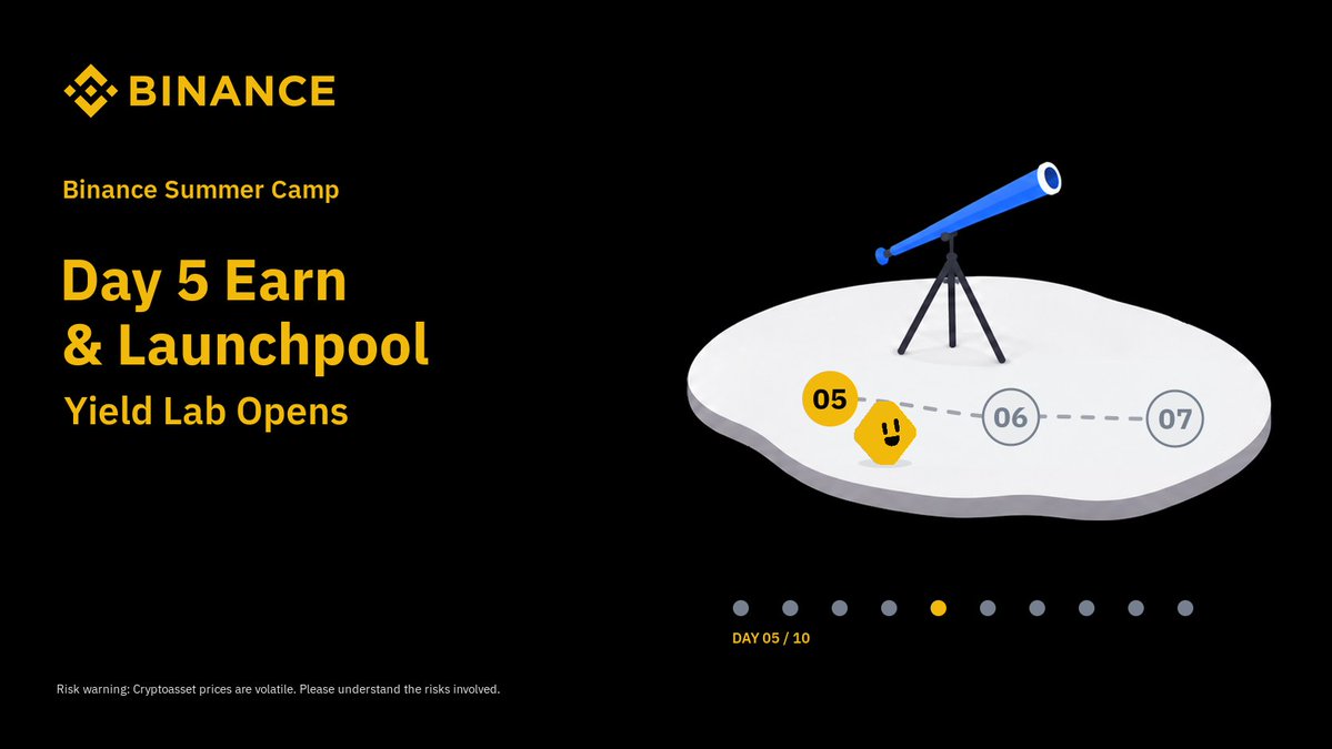 BinanceAngels's tweet photo. Rumor has it ISTJs and Taureans clear this level fastest 👀

Day 5 of #BinanceSummerCamp is all about Binance Earn—diversify and put your assets to work.

Ready to become a Yield Analyst? 👉 https://t.co/sM89qX4R3e

Disclaimer: This is not an offer or solicitation to trade any financial product. Not available to users in jurisdictions, including: US, UK, EEA, Hong Kong, Singapore, and the jurisdictions on Binance's prohibited list.