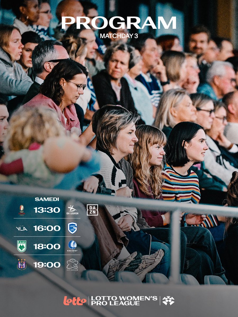 ProLeagueBE's tweet photo. Hier zijn jouw weekendplannen 😍

#LottoWPL https://t.co/4XGne6V2Sv