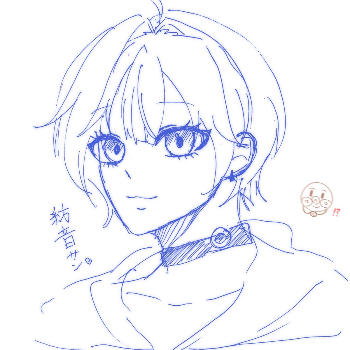 li_yuexia_'s tweet photo. @KagariNeon サン🤩

絵を描いたり作業しながら枠にお邪魔してたヨ😽
初配信＆作業お疲れ様☺️
(勝手に)描き合いっこ楽しかっタ💖

これは左向きしか描けない呪イ https://t.co/YCsOidUJMg