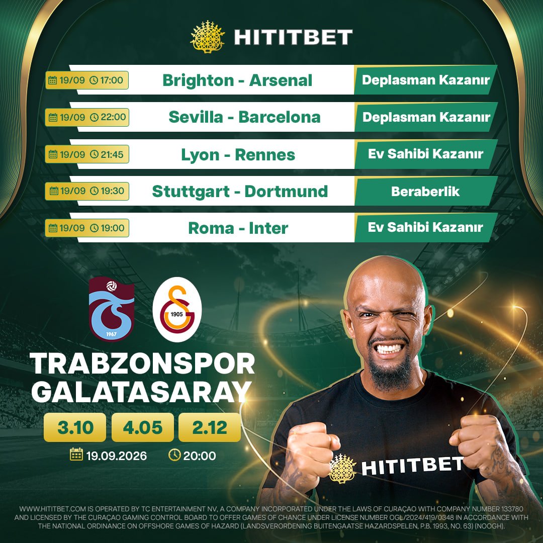 hititbetsocialx's tweet photo. 🔥 FELİPE MELO’DAN İDDİALI SEÇİMLER SENİN İÇİN ! ⚽️🏆

⚡️ Heyecanı, aksiyonu ve büyük maç atmosferini doyasıya yaşa! 🔥
👑 FELİPE MELO × HİTİTBET — GECENİN ADRESİ! 🏆🔥

💪 MELO ile futbol heyecanı, HİTİTBET ile zirvede! 🏆🔥

https://t.co/BrerahoW26 https://t.co/9az8ckVkYX