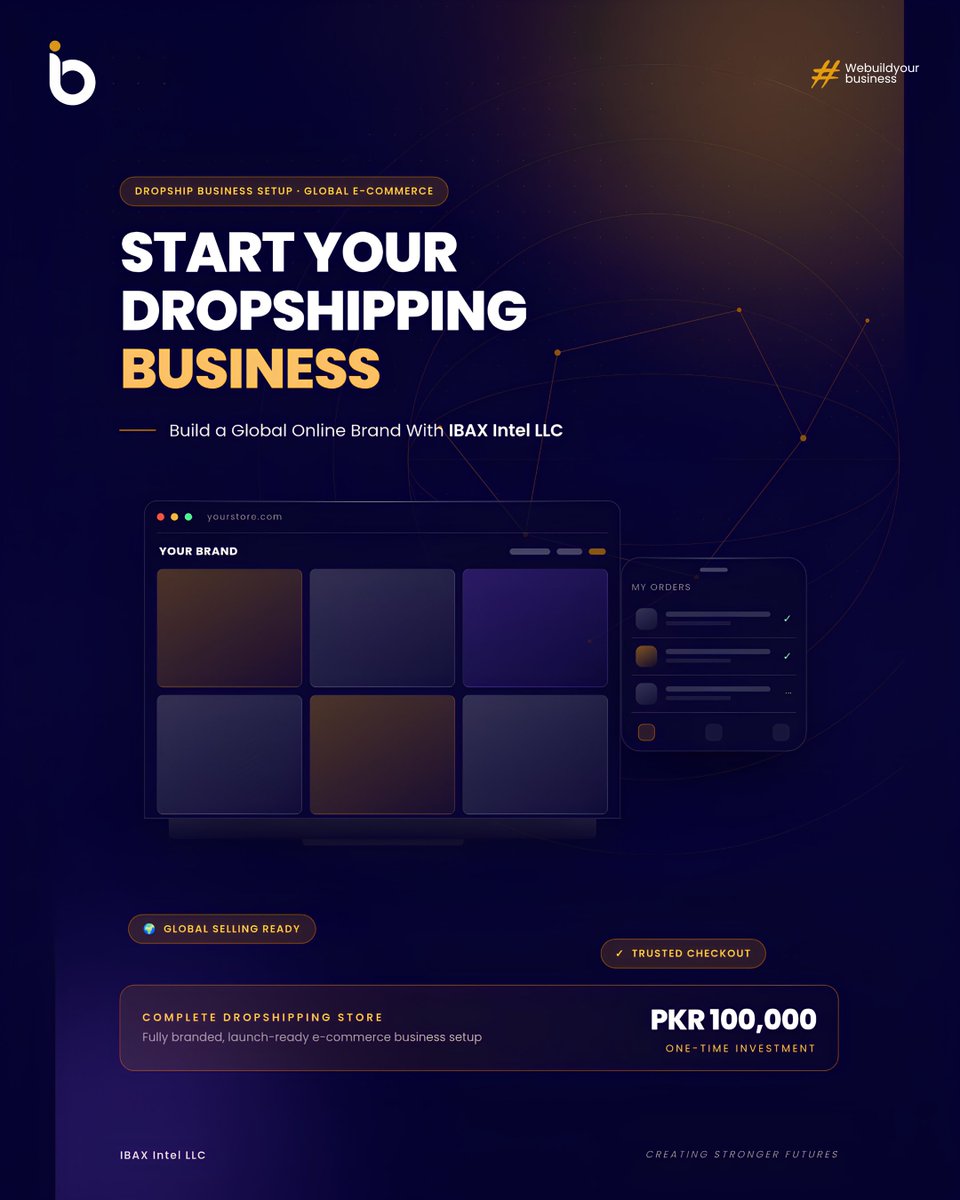 ibaxintel's tweet photo. 𝐒𝐭𝐨𝐩 𝐝𝐫��𝐚𝐦𝐢𝐧𝐠 𝐚𝐛𝐨𝐮𝐭 𝐚 𝐠𝐥𝐨𝐛𝐚𝐥 𝐛𝐮𝐬𝐢𝐧𝐞𝐬𝐬. 𝐒𝐭𝐚𝐫𝐭 𝐛𝐮𝐢𝐥𝐝𝐢𝐧𝐠 𝐨𝐧𝐞. 📷

Your brand. Your store. Your global market.
Built from the ground up with IBAX Intel LLC.

Build smart. Launch global, Grow without limits.
#business #business_men https://t.co/ZXobfPknxA