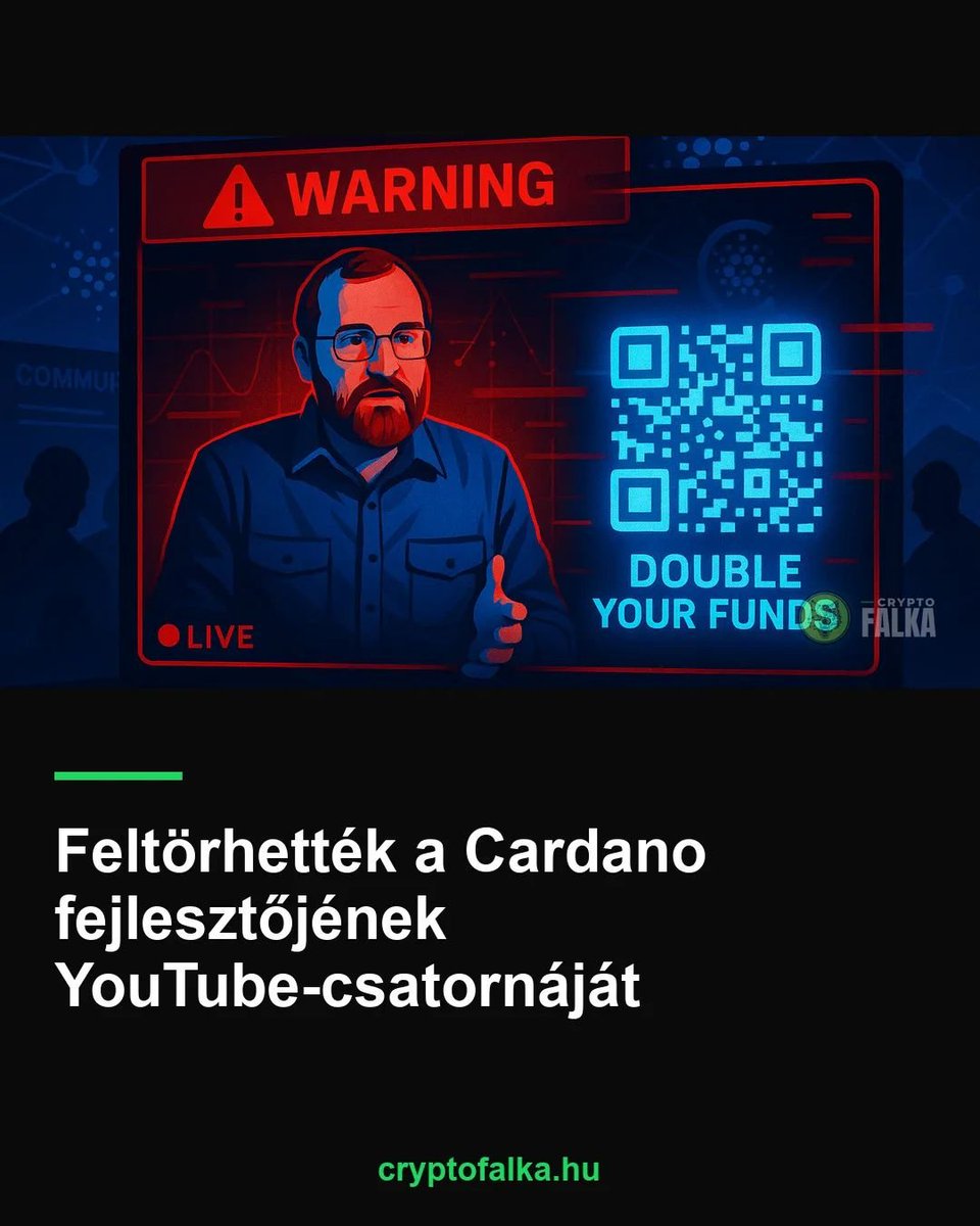 CryptofalkaH12's tweet photo. A Cardano mögött álló IOG arra kérte a felhasználókat, hogy ne nyissanak meg linkeket és ne küldjenek pénzt az AI-jal manipuláltnak tűnő videó miatt. 📊
#Cardano
https://t.co/e2s0pjuiWG… https://t.co/TQYJFkoioA