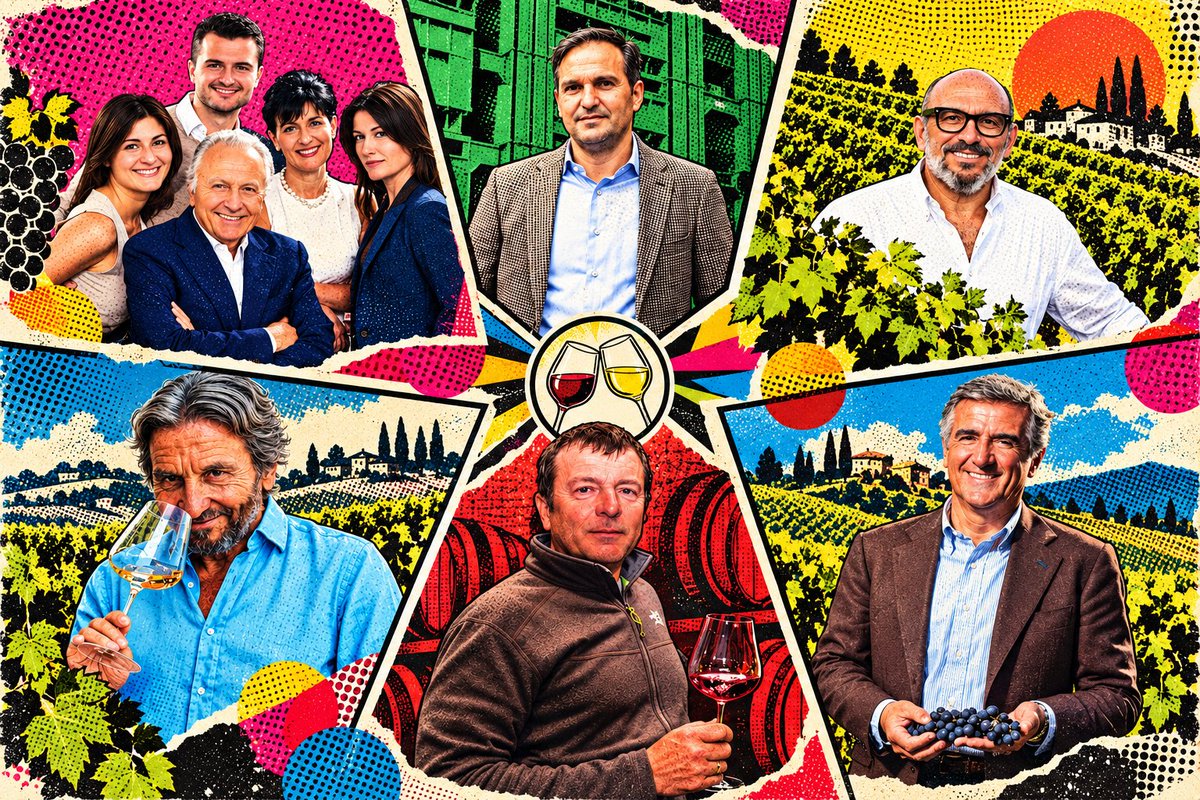 WineNewsIt's tweet photo. #GiacomoConterno, #Gaja, #LaSpinetta, #Fontodi, #CaDelBosco, #Terlano: i top #Bibenda2027. Sono le 6 griffe capaci di conquistare 3 #CinqueGrappoli nella #guida di #FondazioneItalianaSommelier - #Fis. Oltre 700 le #cantineitaliane premiate, https://t.co/t3IyXKhGZQ https://t.co/hVnIAfrLmI