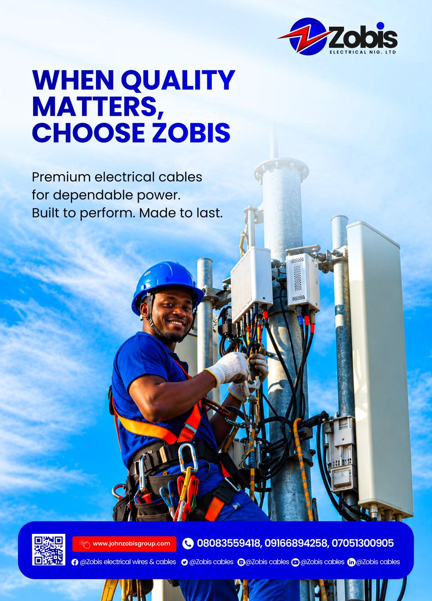 myzobiscables's tweet photo. TGIF! 

As the week winds down, remember: every project deserves quality you can rely on.

Choose the right cable. Choose dependable performance.
Choose Zobis Cable.

Have a great weekend! 🔌✨

#tgif #zobiscable #qualityyoucantrust #electricalsafety #reliableperformance https://t.co/4Vw6apWN0W