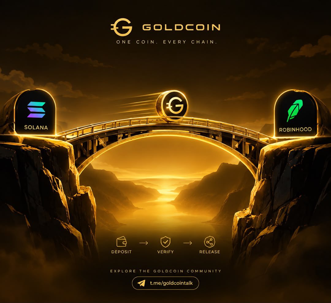 NCaleb34437's tweet photo. What does a bridge actually do for $GLC?
Think of it as a route between networks.
@goldcoin bridge is reserve-backed:

Deposit → Verify → Release

No new GLC is created.

Explore the Goldcoin community:
https://t.co/EFBIwNkIQX

$GLC | One coin. Every chain. https://t.co/U0t1g9M4hn