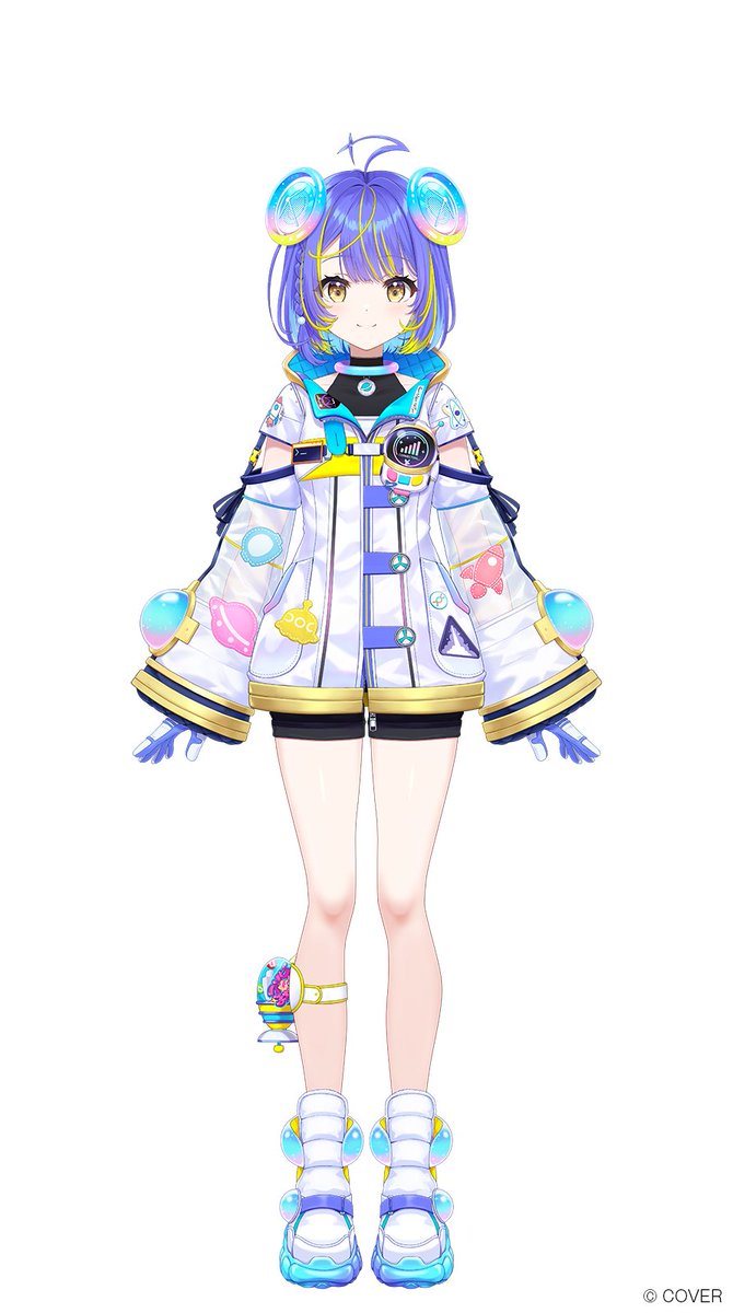 Siokazunoko's tweet photo. この度、ホロライブ アソビ★まわり隊!より『宙科そぴあ』さん（@ sorashina_sopia）のビジュアルを担当させていただきました.ᐟ🎨✨

デビュー、本当におめでとうございます.ᐟ🎉

初配信を超宇宙並に楽しみにしております.ᐟ.ᐟ🚀✨

#アソビまわり隊　#SopiArt