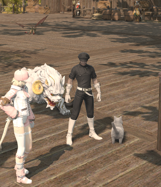 petals_ff14's tweet photo. 옆에 계신 분 룩이 암만 봐도 로켓단인데.... https://t.co/Ex2mCHsbit
