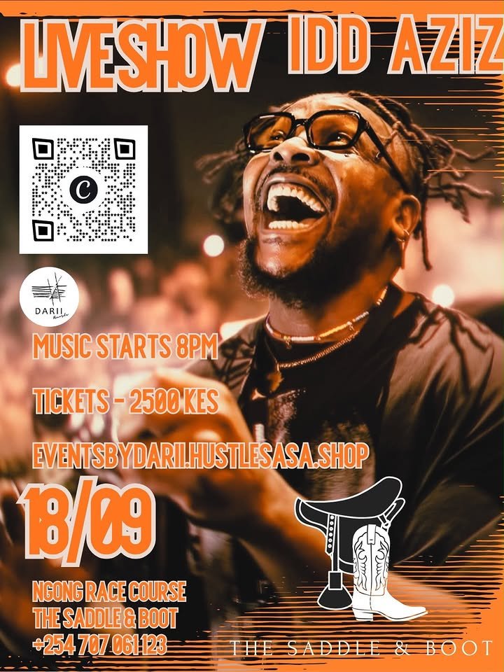 Sherehe_Plug's tweet photo. π₯ #Nairobi #LiveMusic
FROM COACHELLA TO NGONG RACECOURSE.
@iddaziz - Afro-house voice who took Kenyan sound to Coachella & Burning Man '25, brings that fire home π°πͺ.
π
Thu 18th | 8PM
π The Saddle & Boot, Ngong Racecourse
ποΈKES 2,500 β https://t.co/uopd8M1hsk
#SherehePlug https://t.co/8IJSkxq7LB