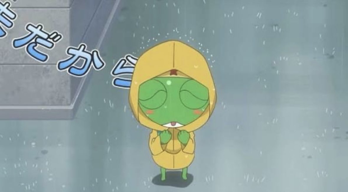 idol_suika's tweet photo. 20日、台風で大雨らしい☔️😭
今月この日だけなのにつらい））
雨だけど雨ニモマケズ風ニモマケズ
会いに来てくれたら嬉しいだよ〜♡

ケロロ達には、雨は最高の恵なんだよね☺️ https://t.co/SgpiLtTzU7