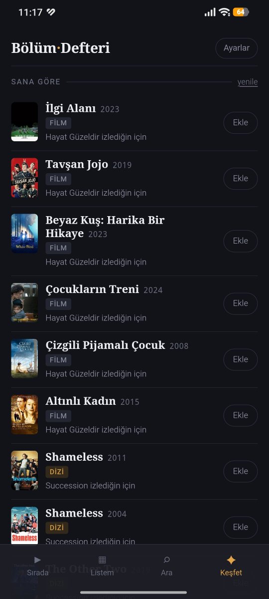 sevvalatalay7's tweet photo. TV Time kapanınca kendime uygulama yaptım. https://t.co/1Y7xdAuyKb
