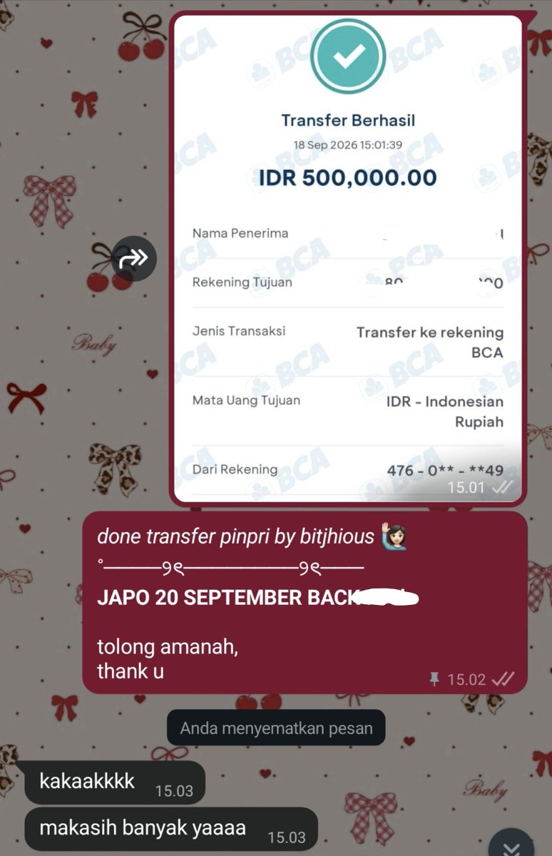 bonbinnn00's tweet photo. pencairan todayy, yg udh langganan dan sumber back jelas bisa nom besar yaps 🥰 https://t.co/Z08NF79WQ0