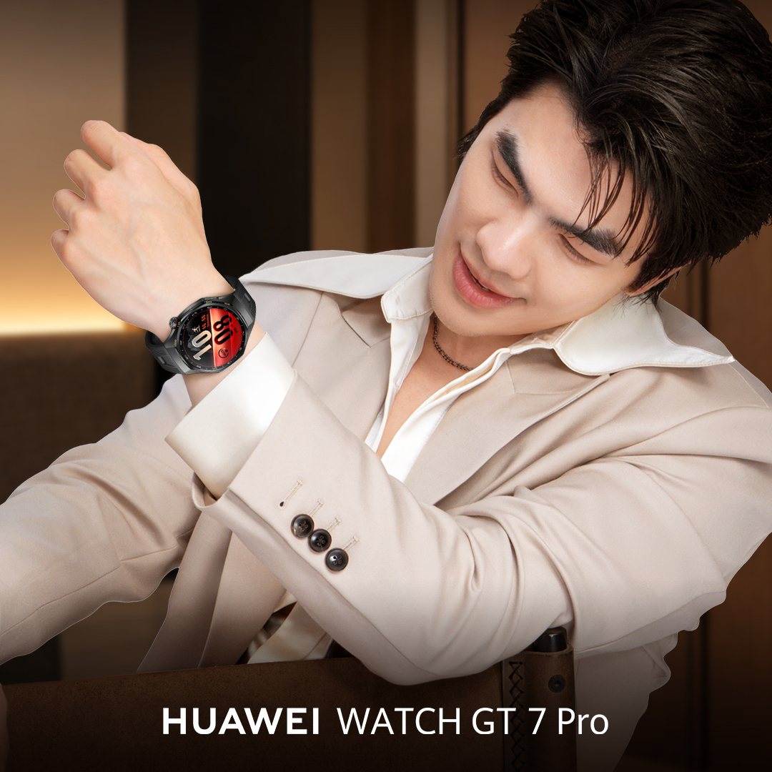 HuaweiMobile_TH's tweet photo. ลุคไหนก็เอาอยู่ กับ HUAWEI WATCH GT 7 Pro ⌚✨

ดีไซน์พรีเมียมที่เติมเต็มทุกสไตล์ ไม่ว่าจะลุคเรียบหรู ลุคสปอร์ต หรือวันสบาย ๆ ก็พร้อมเป็นไอเทมคู่ใจที่สะท้อนตัวตนของคุณ

พร้อมครบทั้งความโดดเด่นด้านดีไซน์ ประสิทธิภาพการออกกำลังกายระดับโปร และฟีเจอร์ดูแลสุขภาพขั้นสูงในเรือนเดียว 💚

#HUAWEIWatchGT7xMilePhakphum #HUAWEIWatchGT7Series #TimeForYourBest