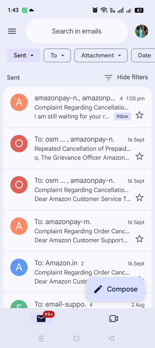 ITassi_deo2014's tweet photo. @AmazonHelp @amazon @amazonIN 
Regarding cancellation the order of 3-4 times without any reason with out information.
I am attached a SS with this post kindly see my complaint seriously and look into the matter and contact me with immediate effect. https://t.co/cO4LDK183l