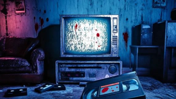 blueprintrev's tweet photo. New Post: Did VHS Make Horror Movies Scarier? https://t.co/dam6ZaAkap https://t.co/kQUKW9GgW7