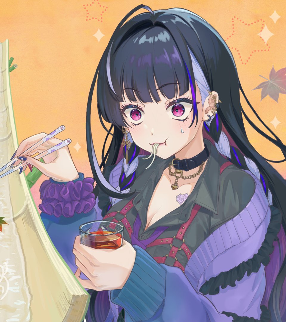 coffee_b_r's tweet photo. 流しそうめんをキメるメロちょま🌂🥨
#Melocopic
#るんるんびじちかん
#メロちょまラジオ https://t.co/F7UvqHlxlU