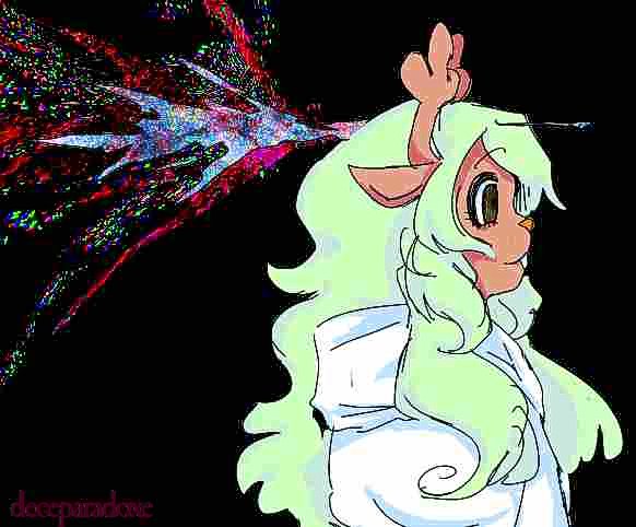 deceparadoxe's tweet photo. give me a harp and a pony #deltarune #noelleholiday https://t.co/QnRpakDnse