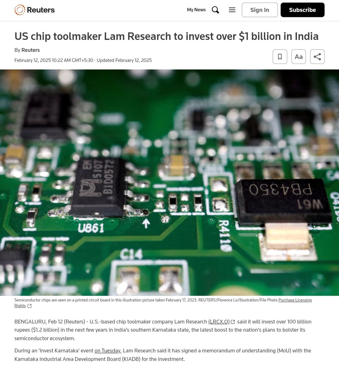 Prakhar81420407's tweet photo. Modi Govt has truly done a phenomenal work in the semiconductor &amp; electronics sector. The Semicon India 2026, has got so many commitments- upwards of $6 Bn with some waiting announcement(Total above $12 Bn). To create 2 sectors from scratch is quite a big success. https://t.co/ehsng7qmTc