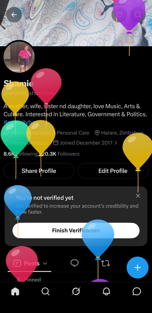 shamie_shamaine's tweet photo. It’s my birthday! 🎂🥂
The balloons          The retro babe! https://t.co/jeFy4ctc5h