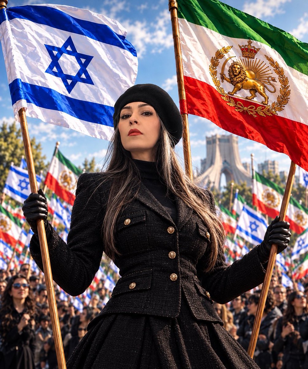 Mehregan796150's tweet photo. Together forever 🙌
Long live Iran 🇮🇷
Long live Israel 🇮🇱
#KingRezaPahlavi‌ForIran https://t.co/6TRBNvfClp