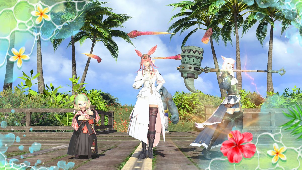 Are_PS5's tweet photo. #FF14
皆さんおはこんばんちは♪(◍•ᴗ•◍)
昨日は'アルカソーダラ族'の友好度がMAXになりました♪😀
その後は'マンダヴィルウェポン三段階目まで強化。オーラの色が変わって格好いいですね♪😌
寝る前はUEDAメンバーで魔獣使いレベリングしたり、ツバキちゃん、いぬ〜さん達と'アロアロ島'を周回♪ https://t.co/nPogpODDOr