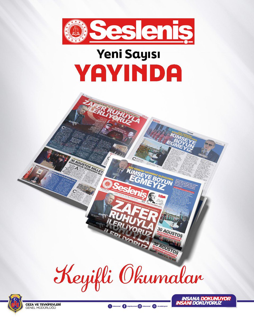 ctekurumsal's tweet photo. Sesleniş gazetesinin yeni sayısı yayımlandı.    

Keyifli okumalar. 
➡️ https://t.co/Yeh8gXYswA https://t.co/0Vm8ZttvX5
