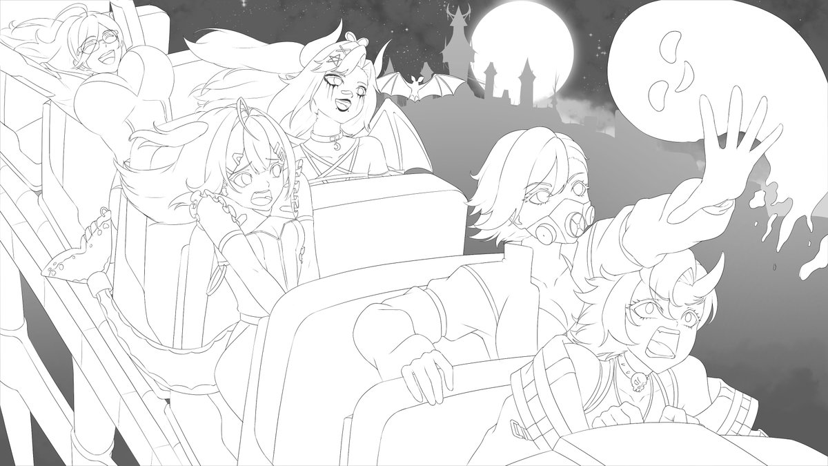 indosstudio's tweet photo. WIP Sketch  <3
One last ride before midnight with my homie... 😍🎢🌙
@wishthewhale
@ResearcherPi
@MpTengu1984
@CursedSky0420 

#AnimeIllustration https://t.co/qOZWxjyaZa